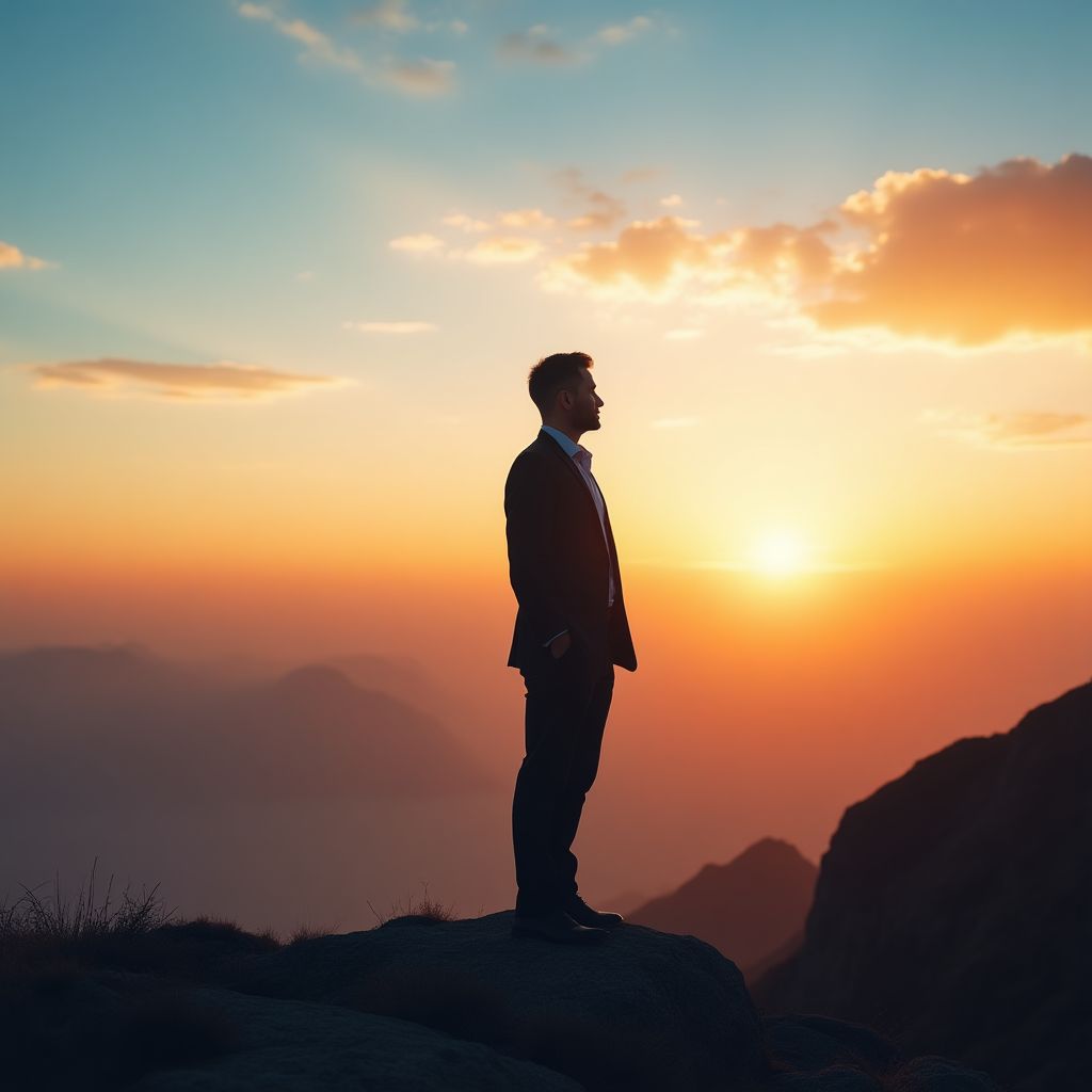 Visión empresarial de éxito futuro